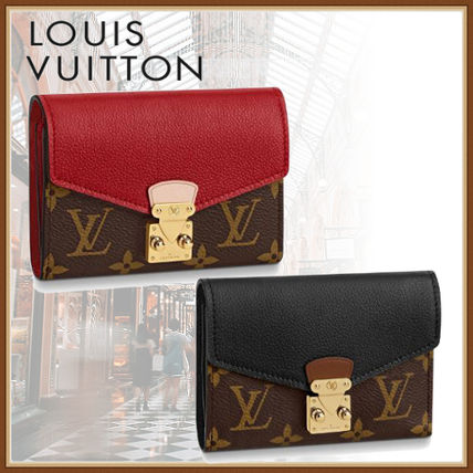 Louis Vuitton Monogram Canvas Leather Small Wallet Coin Cases M67479 M67478 