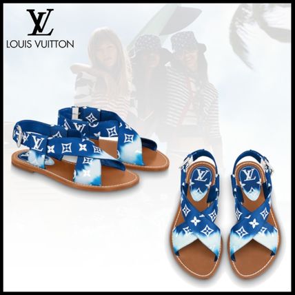 Louis Vuitton 2020 SS Lv Escale Palma Flat Sandal 1A7TQ1 
