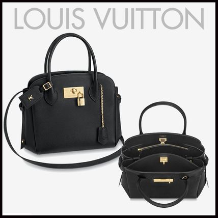 Louis Vuitton Casual Style 2WAY Plain Leather Party Style Office Style 
