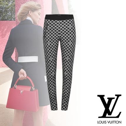 Louis Vuitton DAMIER 2020 21AW Shiny Damier Leggings 1A843Q 