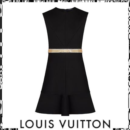 Louis Vuitton 2020 SS Short Casual Style A line Wool Sleeveless Plain Party Style 1A5JS1 