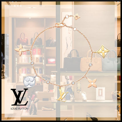 Louis Vuitton 2020 SS Casual Style Chain Party Style 18K Gold Elegant Style Q95689  