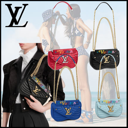 Louis Vuitton Casual Style Calfskin 2WAY Leather