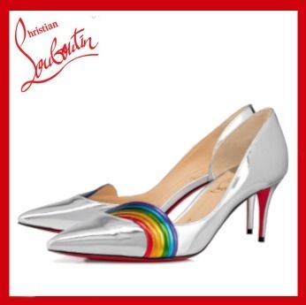 Louis Vuitton 2020 21AW Plain Toe Casual Style Pin Heels Metallic 3200046Q912 