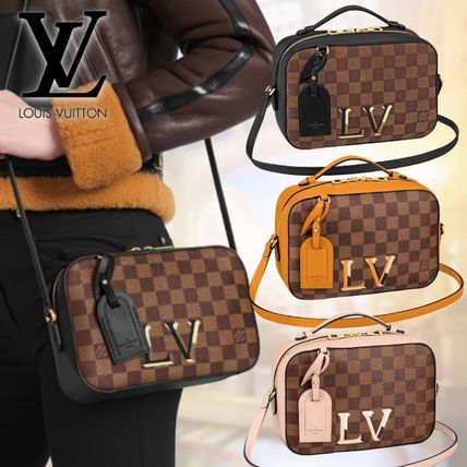 Louis Vuitton DAMIER 2019 20AW Street Style 2WAY Leather Crossbody Logo Shoulder Bags N40179 N40178  N40189 