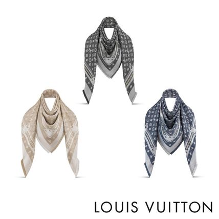 Louis Vuitton MONOGRAM Monogram Lightweight Scarves  Shawls M73698 M73699 M76341 