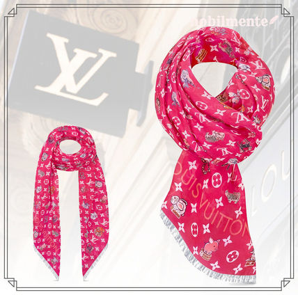 Louis Vuitton MONOGRAM Superstition Stole M71814 