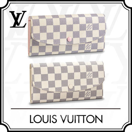 Louis Vuitton 2020 SS Canvas Leather Logo Long Wallets N63546 N41625 