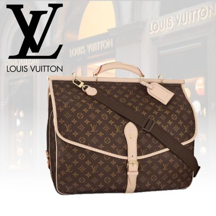 Louis Vuitton 2020 21AW Monogram A4 Leather Office Style Elegant Style Handbags 