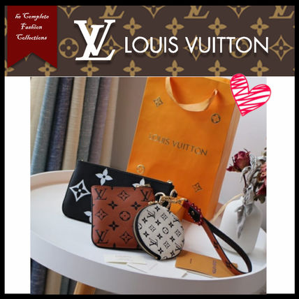 Louis Vuitton MONOGRAM EMPREINTE 2020 21AW Monogram Unisex Leather Logo Pouches  Cosmetic Bags M69516 