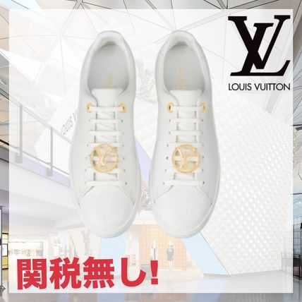 Louis Vuitton Casual Style Leather Logo Low Top Sneakers 1A2XOR 
