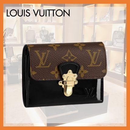 Louis Vuitton MONOGRAM 2020 SS Cherrywood Compact Wallet M61912 