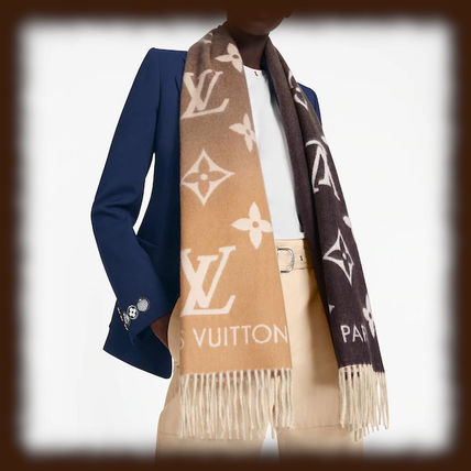 Louis Vuitton MONOGRAM Reykjavik Gradient Scarf M73675 