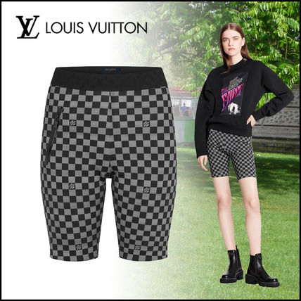 Louis Vuitton DAMIER 2020 21AW Short Casual Style Nylon Blended Fabrics Street Style Logo 1A843W 