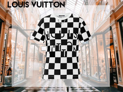 Louis Vuitton Short Plain Cotton Short Sleeves Cropped 1A61KG 