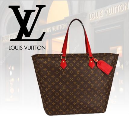 Louis Vuitton 2020 SS Monogram A4 Leather Totes 