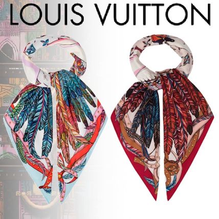 Louis Vuitton Casual Style Silk Other Animal Patterns Office Style 