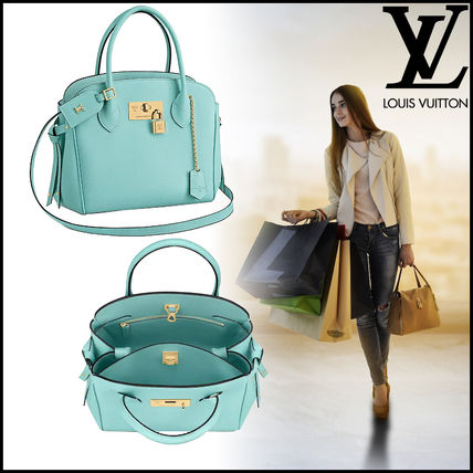 Louis Vuitton 2020 SS Casual Style 2WAY Leather Office Style Crossbody Satchels M56100 