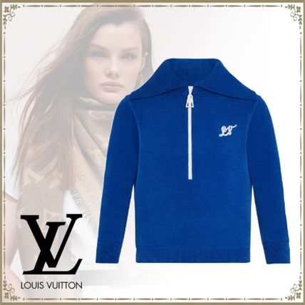 Louis Vuitton 2020 21AW Casual Style Wool Cashmere Nylon Blended Fabrics Cropped 