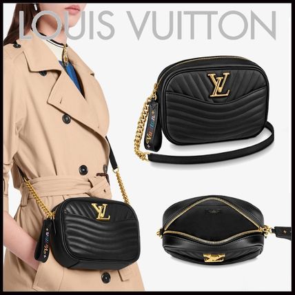 Louis Vuitton Casual Style Calfskin Plain Leather Party Style 