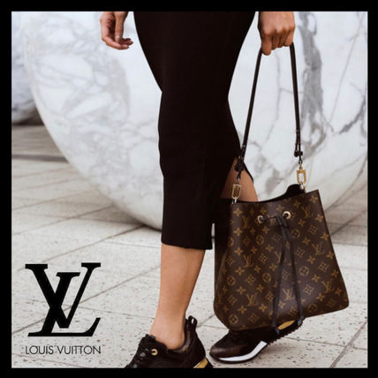 Louis Vuitton Monogram Casual Style Plain Leather Party Style Purses M44021 M44020 