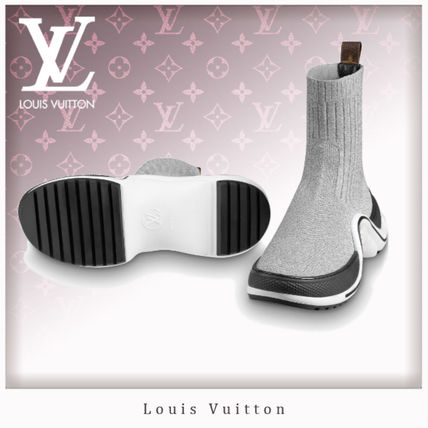 Louis Vuitton 2019 20AW Rubber Sole Casual Style Plain Low Top Sneakers
