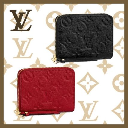 Louis Vuitton Monogram Unisex Canvas Plain Leather Small Wallet Logo M63696 M60574 