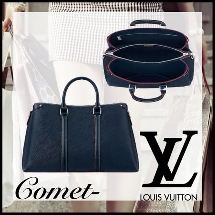 Louis Vuitton Monogram Casual Style Calfskin Blended Fabrics 2WAY Leather M55612 