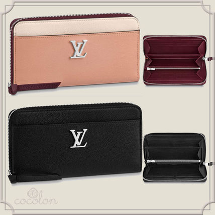 Louis Vuitton LOCKME 2018 19AW 18AW UNISEX ZIPPY LOCK ME LONG WALLET 