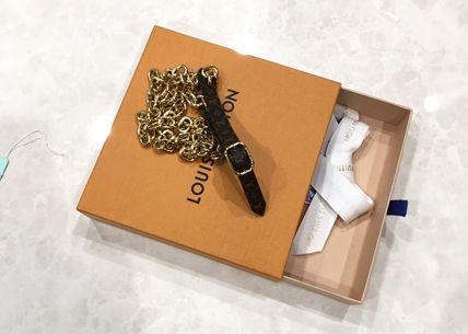 Louis Vuitton MONOGRAM 2020 SS Monogram Chain Leather Office Style Elegant Style M0204W M0204V 