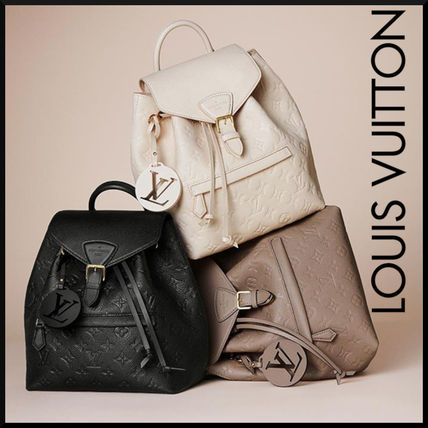 Louis Vuitton MONOGRAM EMPREINTE 2020 21AW Monogram Casual Style Leather Elegant Style Logo Backpacks M45205 M45397 M45410 