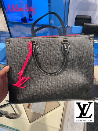 Louis Vuitton Plain Leather Totes M56080 