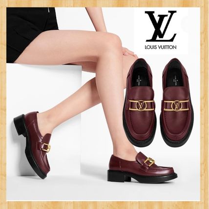 Louis Vuitton 2020 SS Plain Toe Casual Style Plain Leather Office Style 1A7UIL 1A7UIK 
