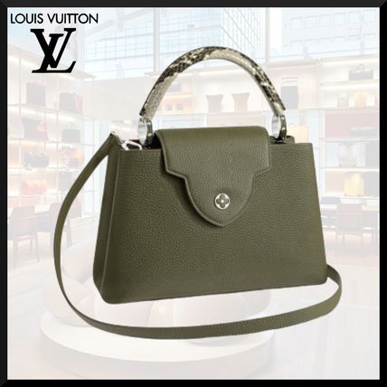 Louis Vuitton Casual Style 2WAY Leather Elegant Style Logo Shoulder Bags N93799 