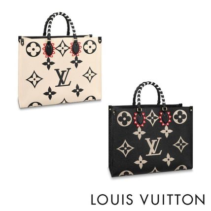 Louis Vuitton MONOGRAM Monogram Leather Totes M45373 M45372 