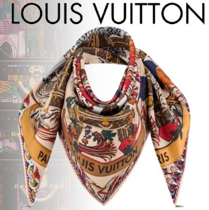 Louis Vuitton 2020 21AW Silk Lightweight Scarves  Shawls M76407 