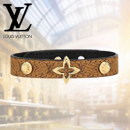 Louis Vuitton MONOGRAM 2020 21AW Casual Style Unisex Street Style Leather Bracelets M6597E M6597F 