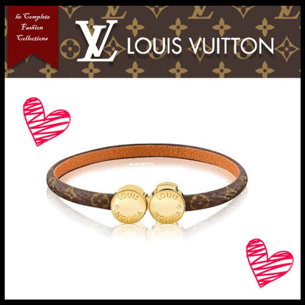 Louis Vuitton Casual Style Blended Fabrics Leather Party Style M6407F 
