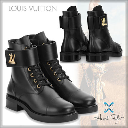 Louis Vuitton 2020 SS Leather Logo Boots Boots 