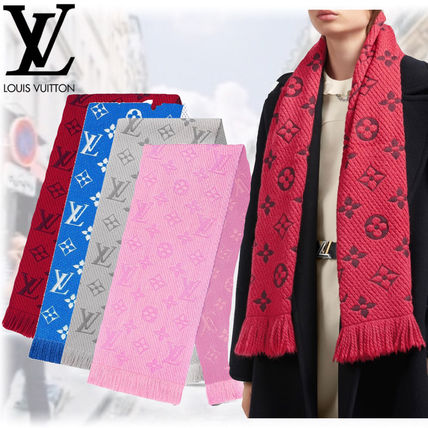 Louis Vuitton MONOGRAM Flower Patterns Monogram Unisex Wool Silk Blended Fabrics M73659 M74742 M71839 M72432 