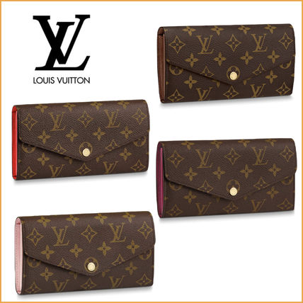 Louis Vuitton MONOGRAM Monogram Canvas Leather Logo Long Wallets M62236 M62234 M62235 M60531 