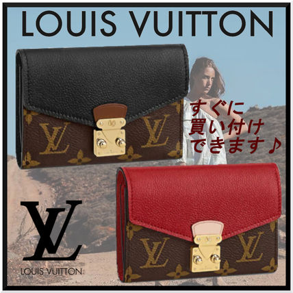 Louis Vuitton MONOGRAM Monogram Leather Small Wallet Folding Wallets M67479 M67478 