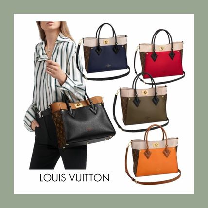 Louis Vuitton MONOGRAM Monogram Casual Style 2WAY Bi color Plain Leather M56077 M55302 M53824 M53823 M55933 