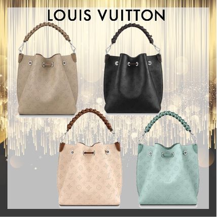 Louis Vuitton MAHINA 2020 SS Monogram Casual Style Calfskin Blended Fabrics 3WAY Leather 