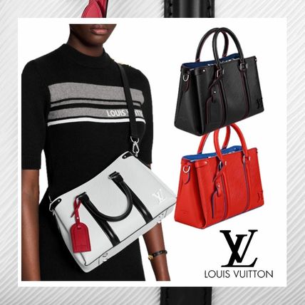 Louis Vuitton 2020 SS Casual Style A4 2WAY Bi color Plain Leather Office Style M55615 M55616 M55613 