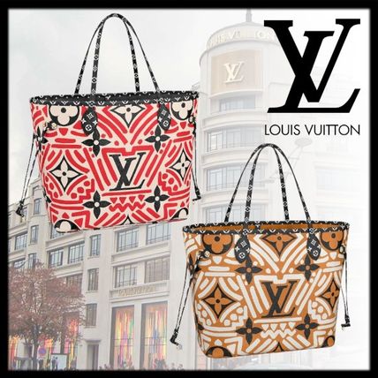 Louis Vuitton 2020 21AW Casual Style Leather Elegant Style Logo Totes M56583 M56584 