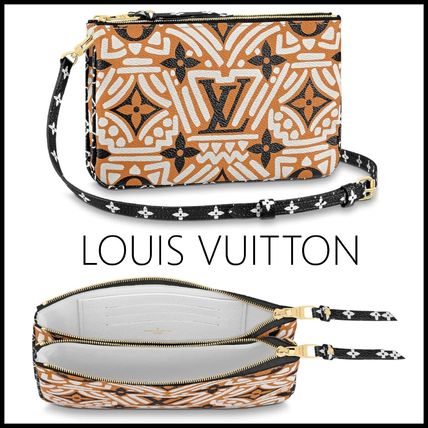 Louis Vuitton MONOGRAM 2020 21AW Lv Crafty Double Zip Pochette M69488 