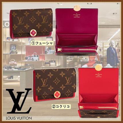 Louis Vuitton Flore Compact Wallet M64587 M64588 