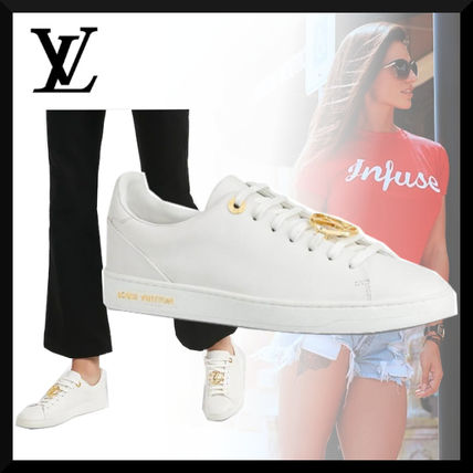 Louis Vuitton 2019 20AW Casual Style Street Style Plain Logo Low Top Sneakers 1A2XOR 