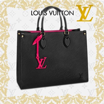 Louis Vuitton EPI Monogram Casual Style Leather Office Style Elegant Style 